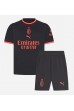AC Milan Davide Bartesaghi #33 Babyklær Tredje Fotballdrakt til barn 2026-27 Korte ermer (+ Korte bukser)